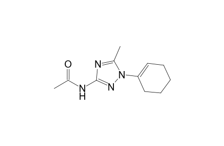 N-[1-(1-cyclohexenyl)-5-methyl-1,2,4-triazol-3-yl]acetamide