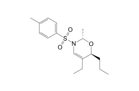 3,6-Dihydro-5-ethyl-2-methyl-6-propyl-3-tosyl-2H-1,3-oxazine