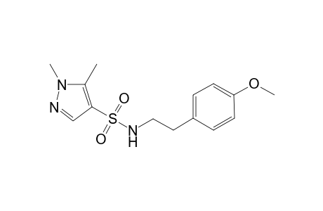 1H-Pyrazole-4-sulfonamide, N-[2-(4-methoxyphenyl)ethyl]-1,5-dimethyl-