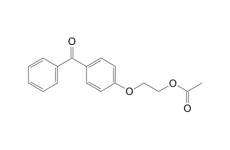 4-(2-hydroxyethoxy)benzophenone, acetate