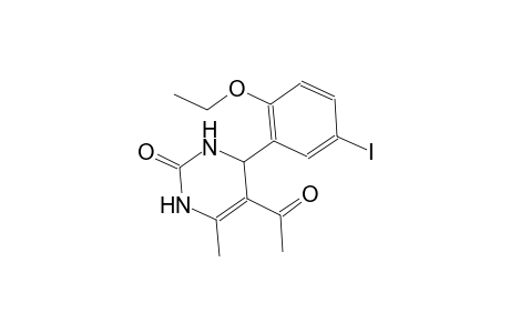 5-acetyl-4-(2-ethoxy-5-iodophenyl)-6-methyl-3,4-dihydro-2(1H)-pyrimidinone