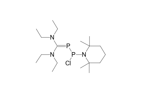 C,C-BIS(DIETHYLAMINO)-P-(2,2,6,6-TETRAMETHYLPIPERIDINOCHLOROPHOSPHINO)PHOSPHAETHENE