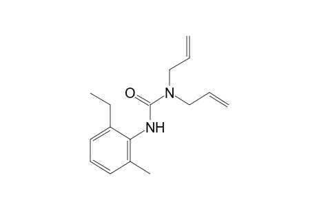 1,1-diallyl-3-(6-ethyl-o-tolyl)urea