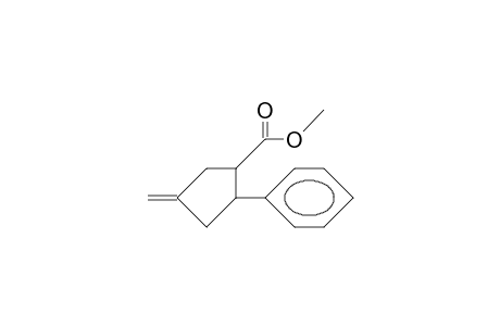 Methyl 4-methylene-2-phenylcyclopentanecarboxylate