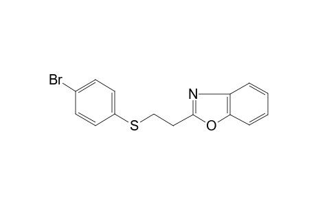 2-(2-[(4-Bromophenyl)sulfanyl]ethyl)-1,3-benzoxazole