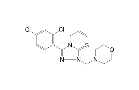 4-Allyl-5-(2,4-dichlorophenyl)-2-(4-morpholinylmethyl)-2,4-dihydro-3H-1,2,4-triazole-3-thione