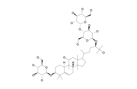 3-O-BETA-D-GLUCOPYRANOSYL-OXOMOGROL-24-O-ALPHA-D-GLUCOPYRANOSYL-(1->4)-BETA-D-GLUCOPYRANOSIDE