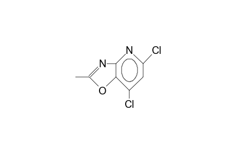 5,7-Dichloro-2-methyl-oxazolo(4,5-B)pyridine