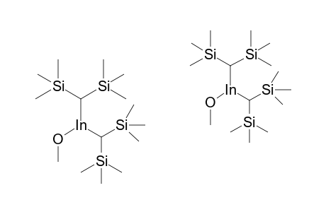 Bis[bis(bis(trimethylsilyl)methyl)indium(III) methanolate]