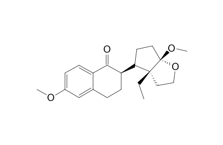 (8-ALPHA,17R)-11,17-EPOXY-13-ETHYL-3,17-DIMETHOXY-9,11-SECOGONA-1,3,5(10)-TRIEN-9-ONE