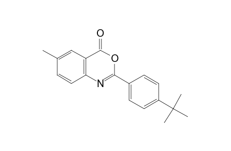 2-(p-tert-butylphenyl)-6-methyl-4H-3,1-benzoxazin-4-one