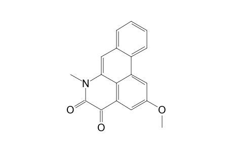 N,O-DIMETHYL-1-DESMETHOXY-4,5-DIOXODEHYDRO-ASIMILOBINE