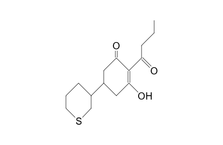 2-Butanoyl-3-hydroxy-5-(3-thianyl)-2-cyclohexen-1-one