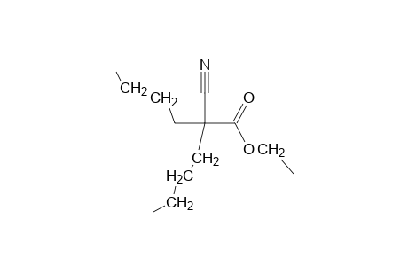 2-butyl-2-cyanohexanoic acid, ethyl ester