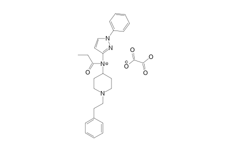 N-[1-(2-PHENYLETHYL)-4-PIPERIDYL]-N-(1-PHENYL-4-PYRAZOLYL)-PROPANAMIDE-OXALATE