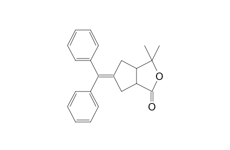 3-Oxabicyclo[3.3.0]octan-2-one, 4,4-dimethyl-7-(diphenylmethylene)-