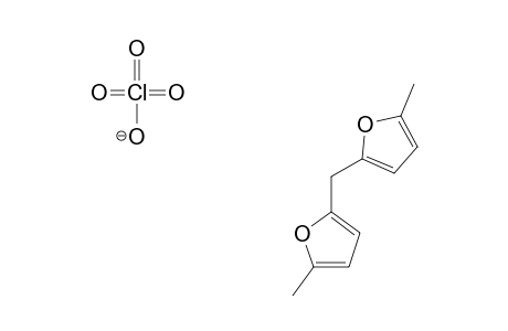 BIS-(5-METHYL-2-FURYL)-METHYL_PERCHLORATE;ROTAMER_1