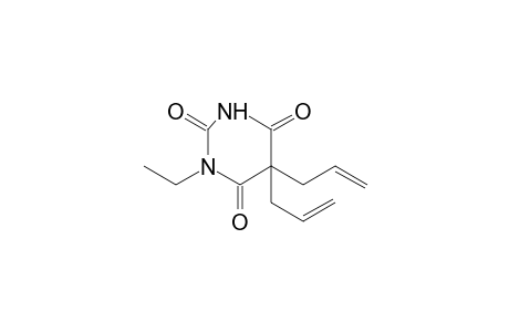 5,5-diallyl-1-ethylbarbituric acid