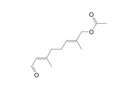 2,6-Octadienal, 8-(acetyloxy)-3,7-dimethyl-, (E,E)-