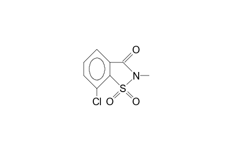 7-Chloro-2-methyl-(2H)-3-benzisothiazolone