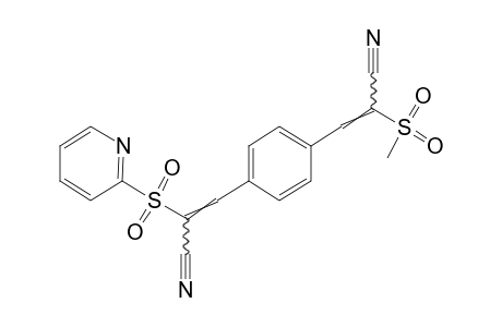 alpha-(METHYLSULFONYL)-alpha'-[(2-PYRIDYL)SULFONYL]-p-BENZENEDIACRYLONITRILE