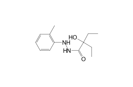 2-Ethyl-2-hydroxy-N'-(2-methylphenyl)butanehydrazide