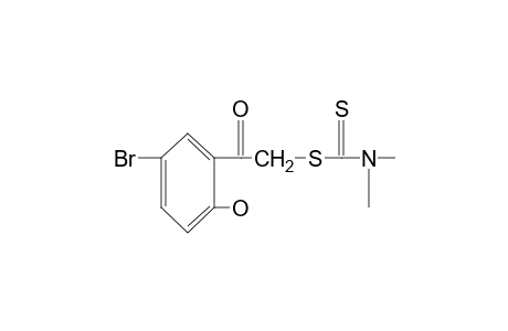 5'-bromo-2'-hydroxy-2-mercaptoacetophenone, 2-(dimethyldithiocarbamate)