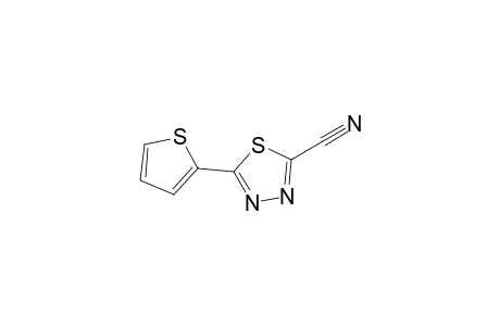 5-(2-thienyl)-1,3,4-thiadiazole-2-carbonitrile