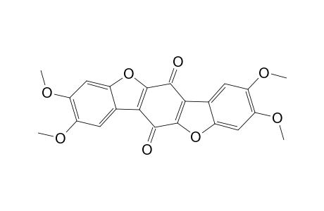 TELEPHORIC-ACID-TETRAMETHYLESTER;2,3,8,9-TETRAMETHOXYBENZO-[1,2-B;4,5-B']-BISBENZOFURAN