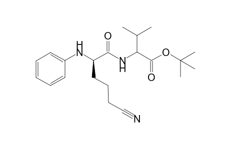 tert-butyl 2-[[(2R)-2-anilino-5-cyano-pentanoyl]amino]-3-methyl-butanoate