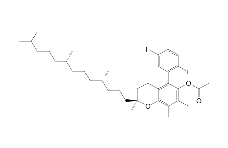 5-(2,5-DIFLUOROPHENYL)-2,7,8-TRIMETHYL-2-(4,8,12-TRIMETHYLTRIDECYL)-CHROMAN-6-YL-ACETATE