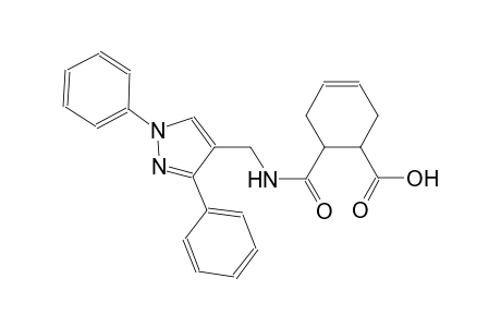 6-({[(1,3-diphenyl-1H-pyrazol-4-yl)methyl]amino}carbonyl)-3-cyclohexene-1-carboxylic acid