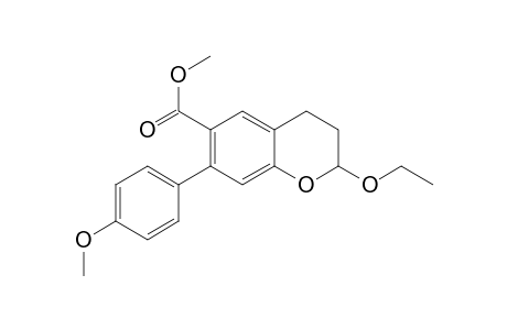 METHYL-2-ETHOXY-7-(PARA-METHOXYPHENYL)-CHROMAN-6-CARBOXYLATE