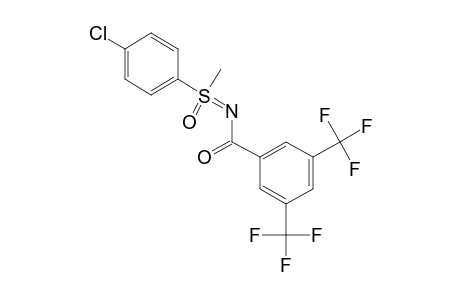 N-[3,5-bis(trifluoromethyl)benzoyl]-S-(p-chlorophenyl)-S-methylsulfoximine