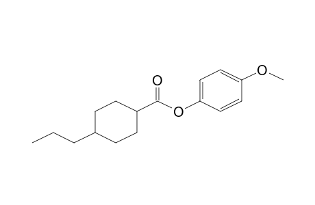 4-Methoxyphenyl 4-propylcyclohexanecarboxylate