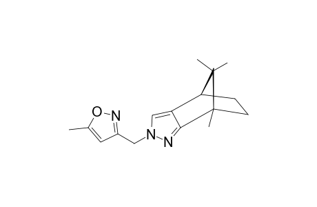 #21;(4S,7R)-7,8,8-TRIMETHYL-2-[(5-METHYLISOXAZOL-3-YL)-METHYL]-4,5,6,7-TETRAHYDRO-4,7-METHANO-2-H-INDAZOLE;MAJOR-ISOMER