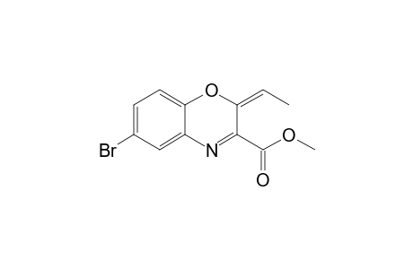 (2E)-6-bromo-2-ethylidene-1,4-benzoxazine-3-carboxylic acid methyl ester