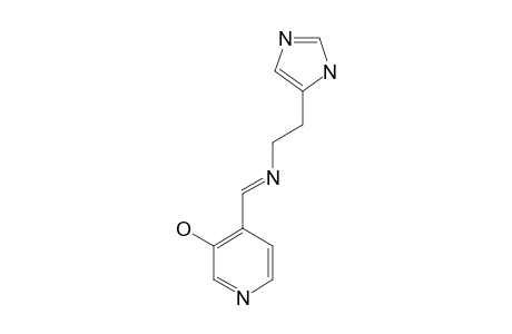 (E)-4-[[2-(1H-IMIDAZOL-4-YL)-ETHYLIMINO]-METHYL]-PYRIDIN-3-OL