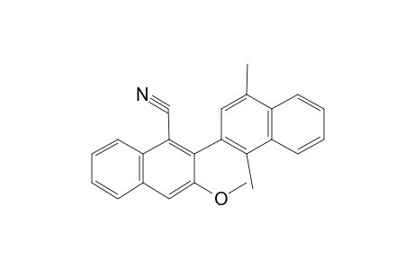 (-)-(S)-3-METHOXY-1',4'-DIMETHYL-2,2'-BINAPHTHALENE-1-CARBONITRILE