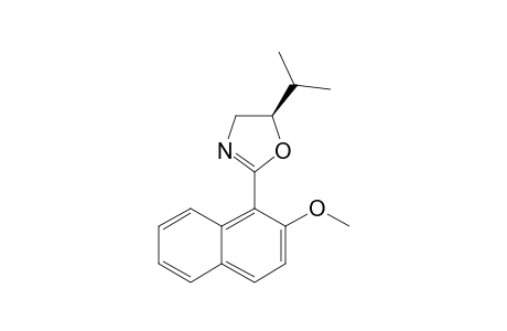 (-)-(4S)-4-ISOPROPYL-2-(2-METHOXYNAPHTHALEN-1-YL)-4,5-DIHYDROOXAZOLE