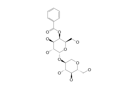 POLYGALATENOSIDE_C;4-O-BENZOYLPOLYGOLITOSYL-(2->1)-ALPHA-GALACTOSE