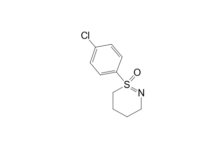 1-(4-Chlorophenyl)-3,4,5,6-tetrahydro-1,2-thiazine 1-oxide