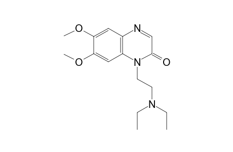 1-[2-(diethylamino)ethyl]-6,7-dimethoxy-2(1H)-quinoxalinone