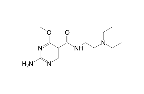 2-amino-N-[2-(diethylamino)ethyl]-4-methoxy-5-pyrimidinecarboxamide