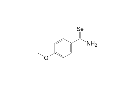 Benzenecarboselenoamide, 4-methoxy-