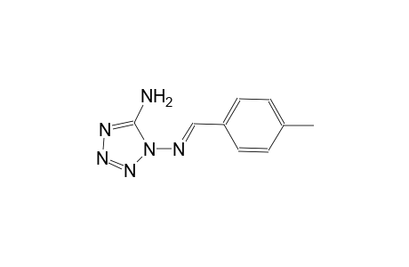 N~1~-[(E)-(4-methylphenyl)methylidene]-1H-tetraazole-1,5-diamine