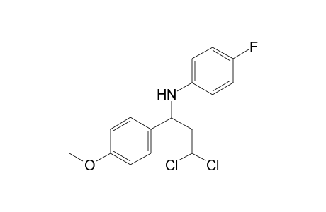 N-(3,3-dichloro-1-(4-methoxyphenyl)propyl)-4-fluoroaniline