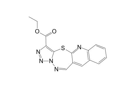 Ethyl [1,2,3]Triazolo[5',1':2,3][1,3,4]thiadiazepino[7,6-b]quinoline-3-carboxylate