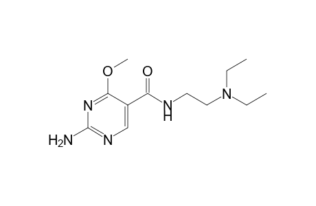 2-amino-N-[2-(diethylamino)ethyl]-4-methoxy-5-pyrimidinecarboxamide