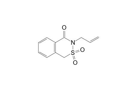 3-allyl-1H-2,3-benzotiazin-4(3H)-one, 2,2-dioxide